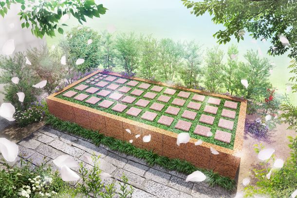 お墓問題の解決に向け、福岡県の宗像大社近くに「樹木葬」霊園の2拠点目をオープン